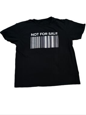 Not For Sale Black Graphic T-Shirt